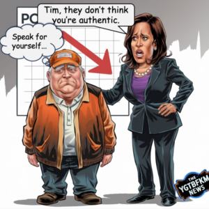 YGTBFKM Toons: Kamala’s Falling Poll Numbers