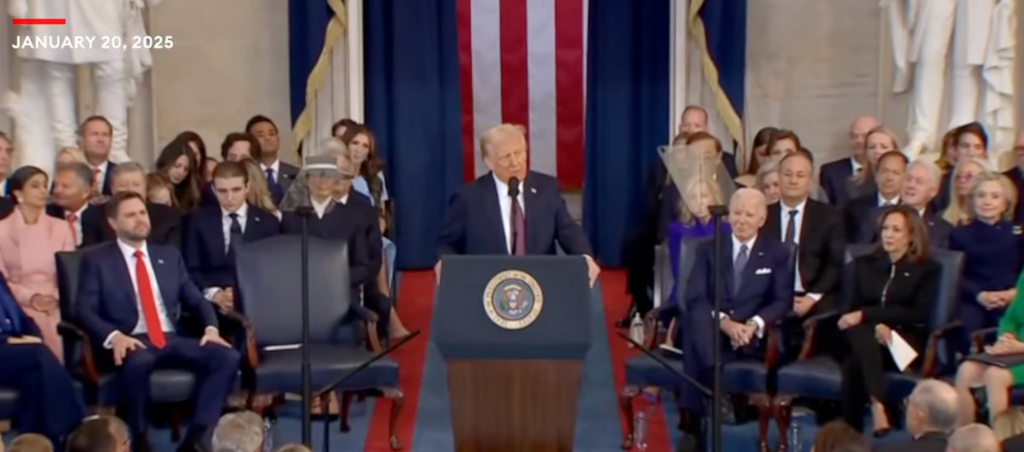 ‘The golden age of America begins right now’Trump delivers inaugural address…